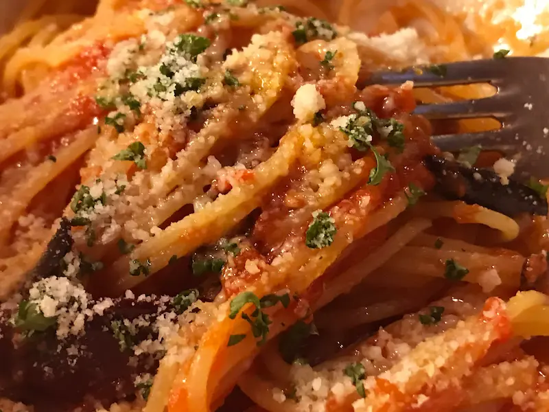 アラビアータスパゲッティ