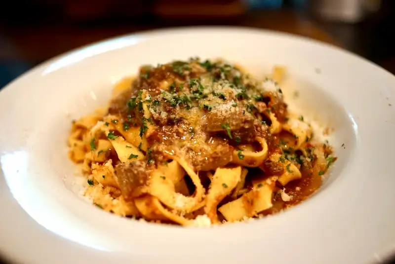 但馬玄（神戸牛）のボロネーゼタリアテッレ